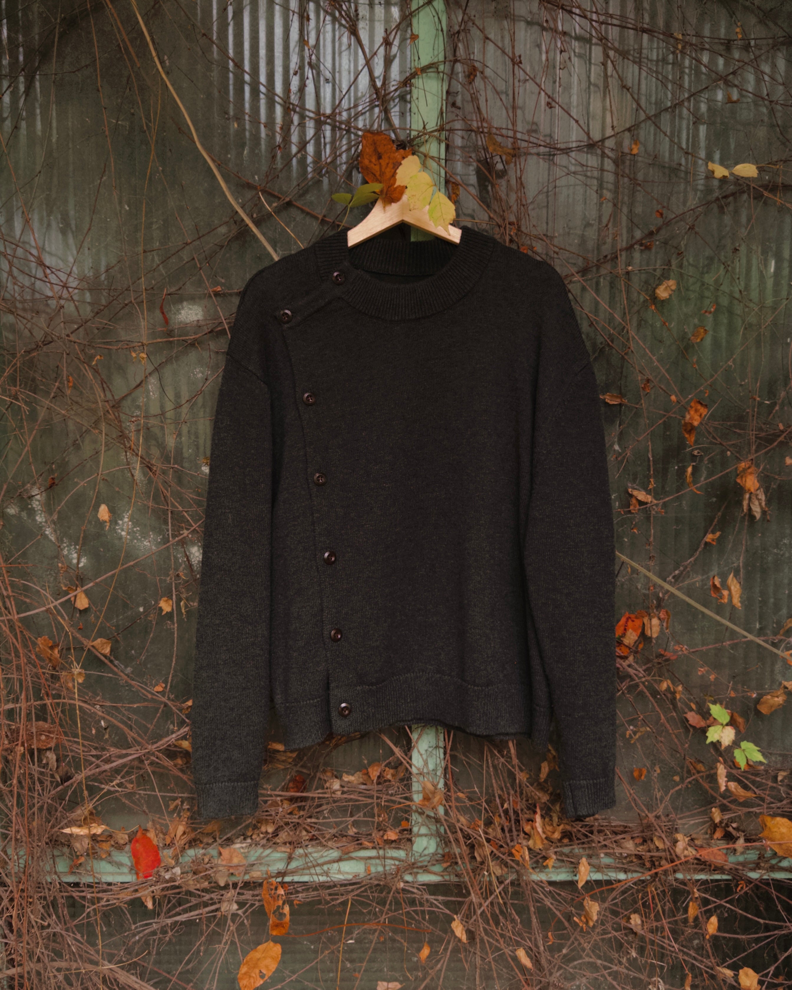 Asymmetrical Fencing Sweater