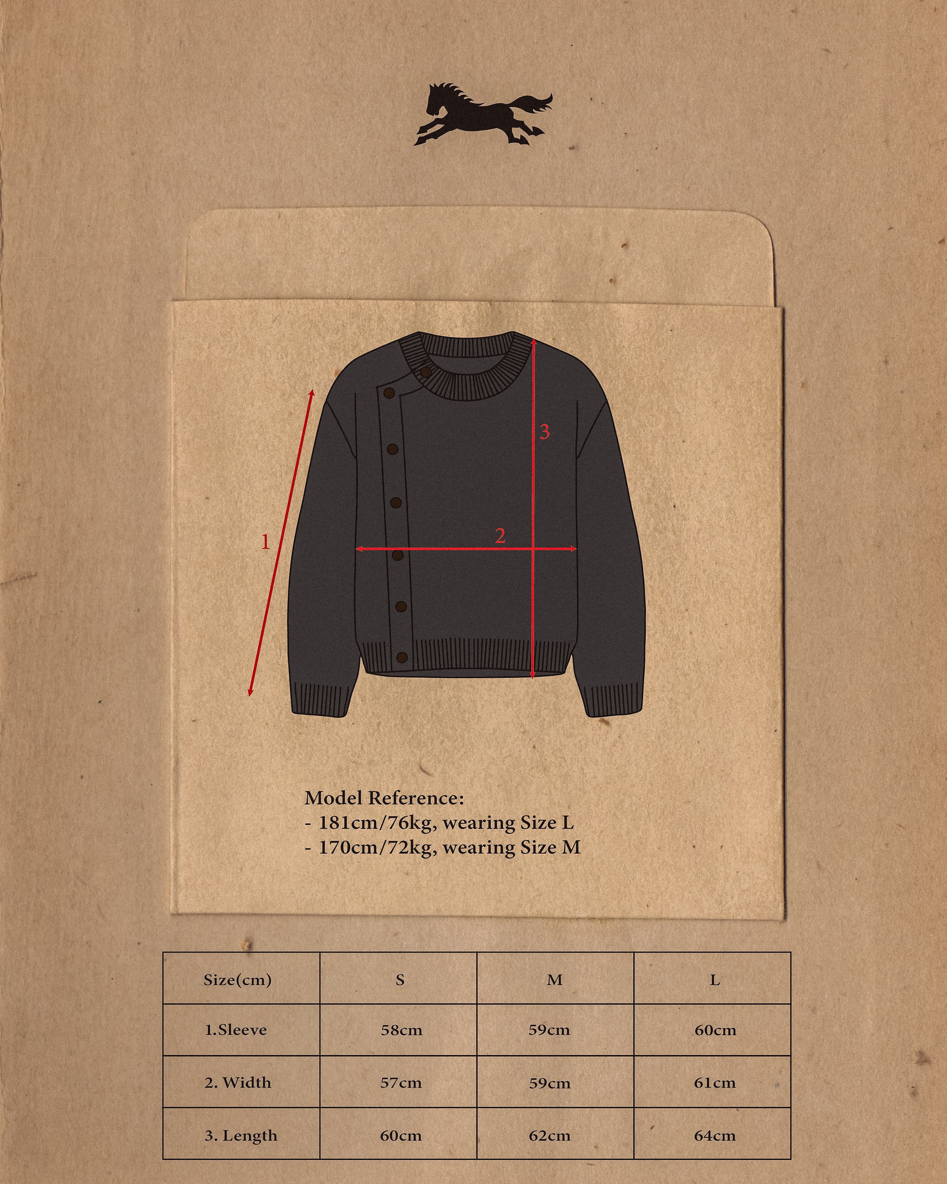 Asymmetrical Fencing Sweater