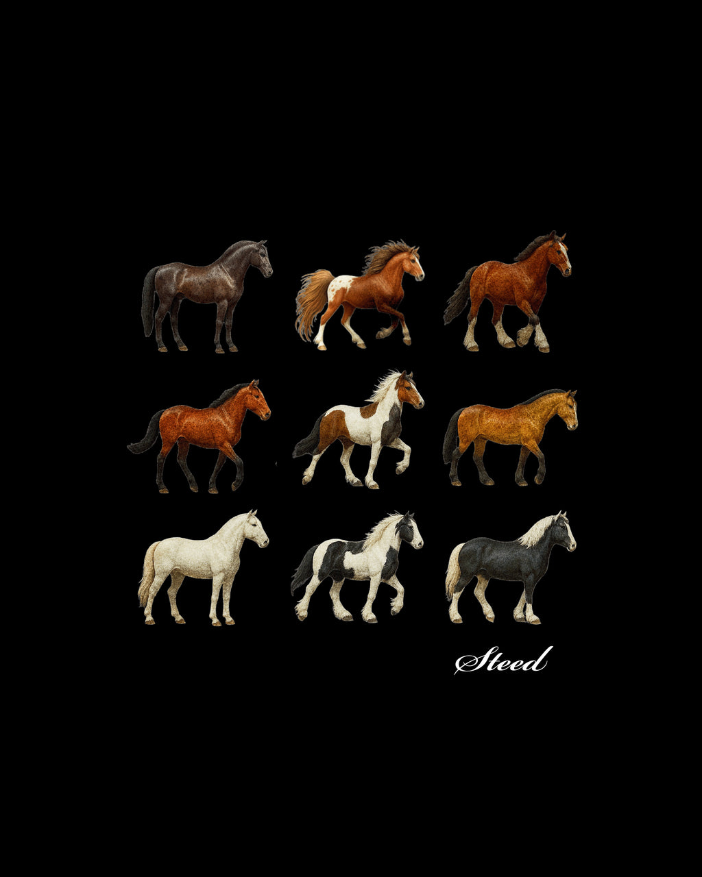 Year of Horse Tee - Black