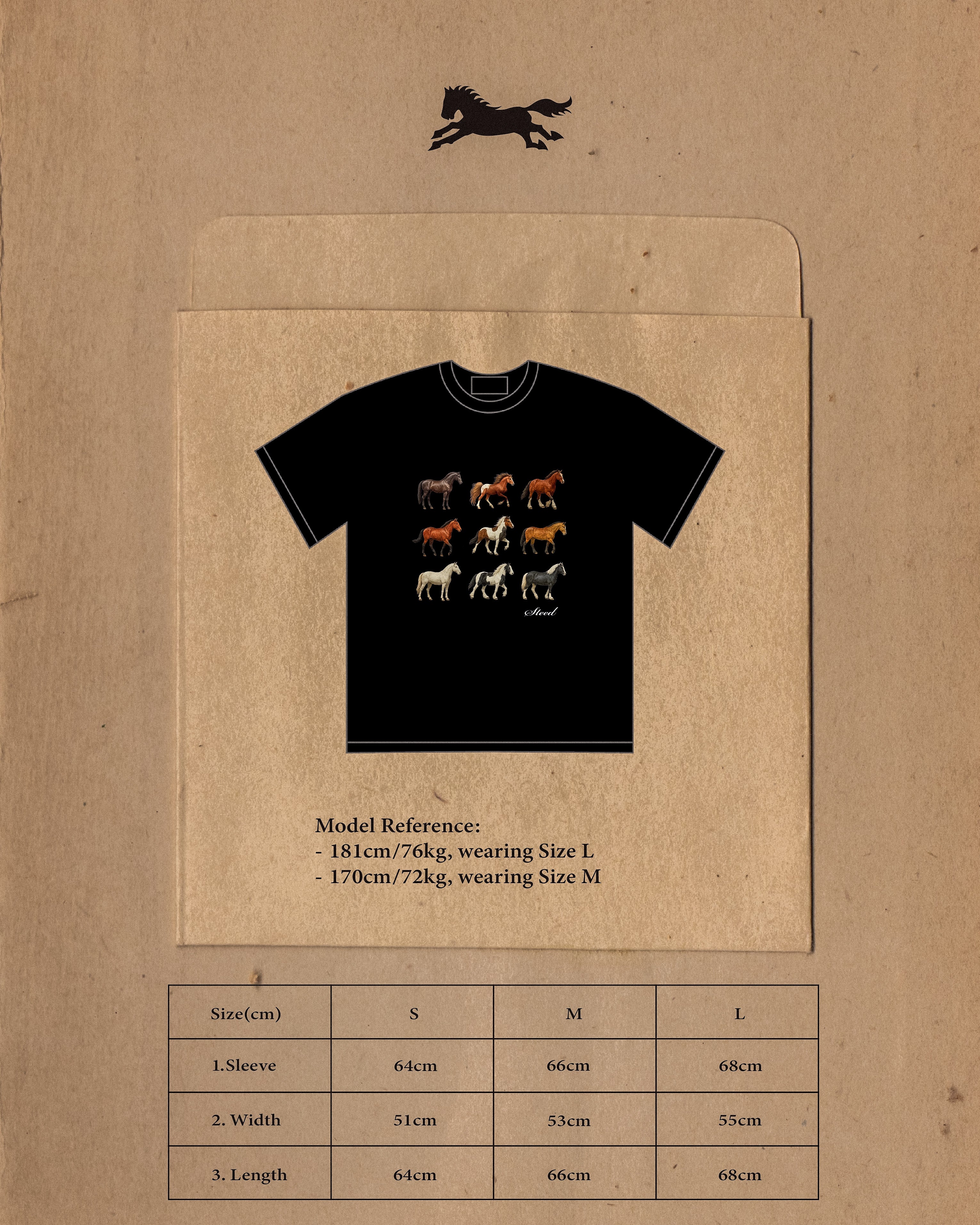 Year of Horse Tee - Black