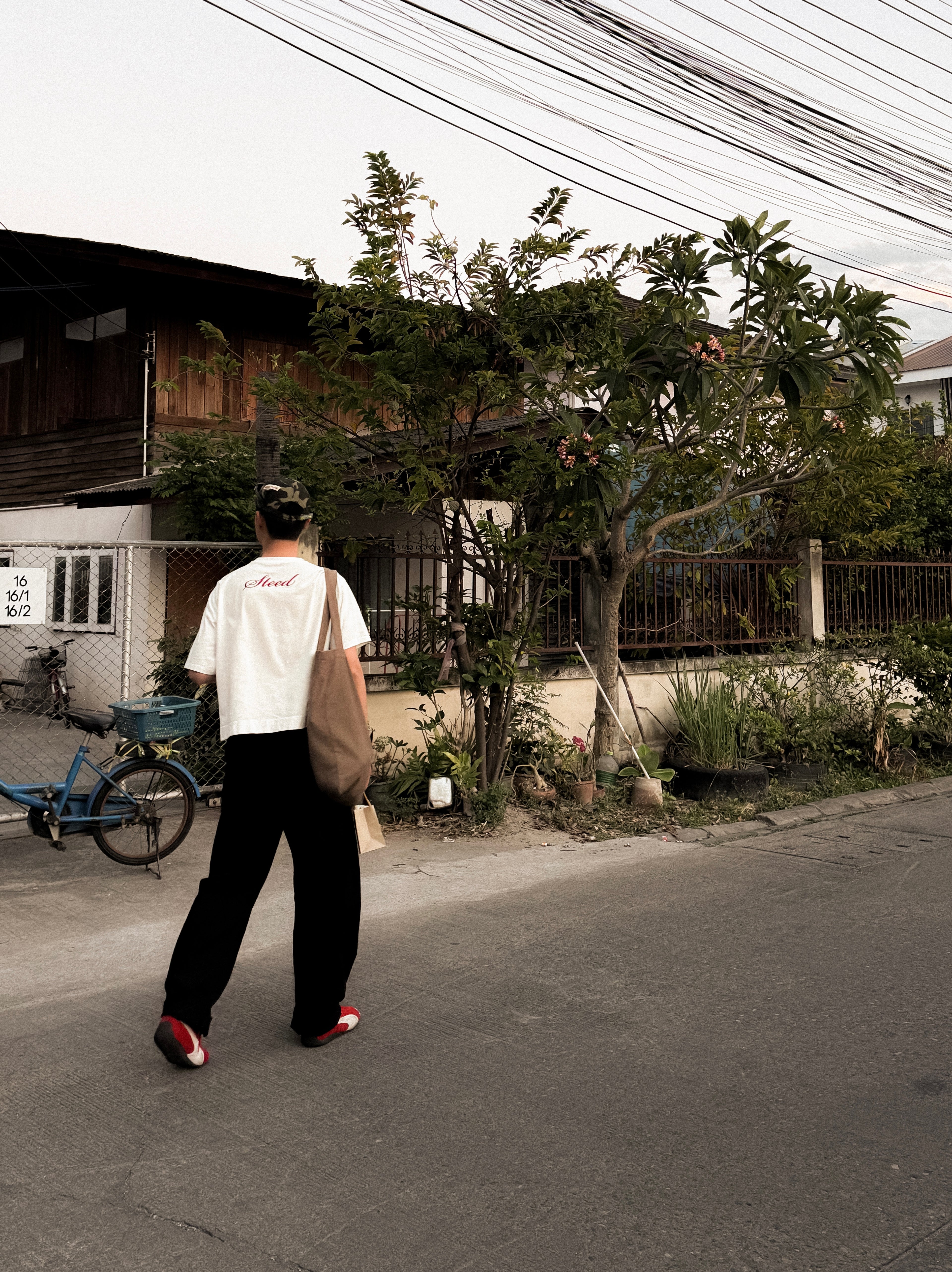 Steed Signature Box Tee V2 - White