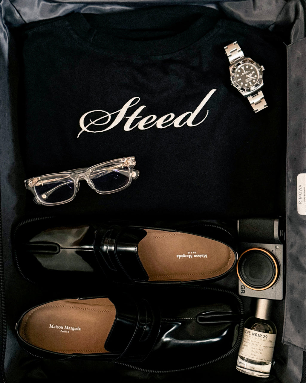 Steed Signature Box Tee V2 - Black