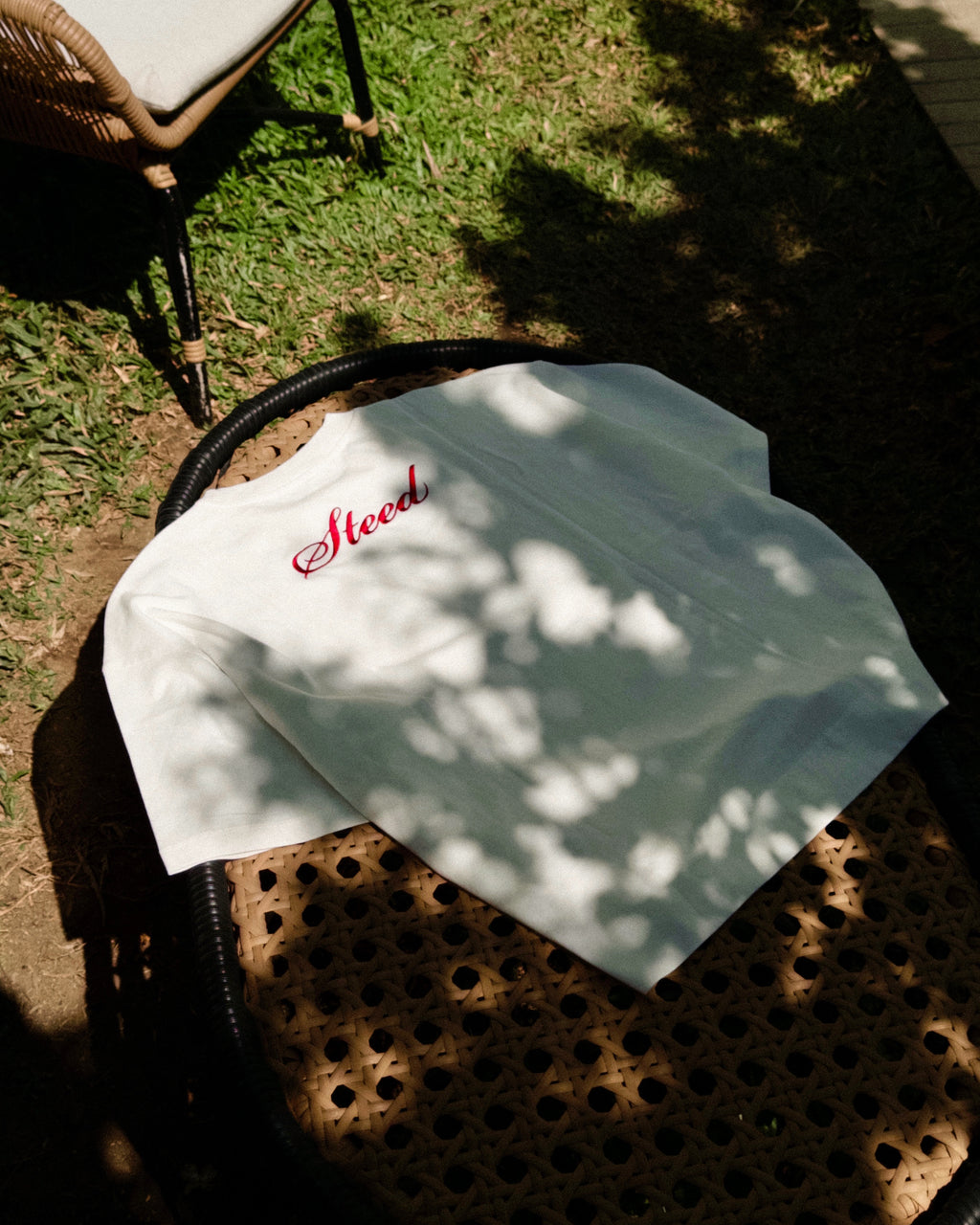 Steed Signature Box Tee V2 - White