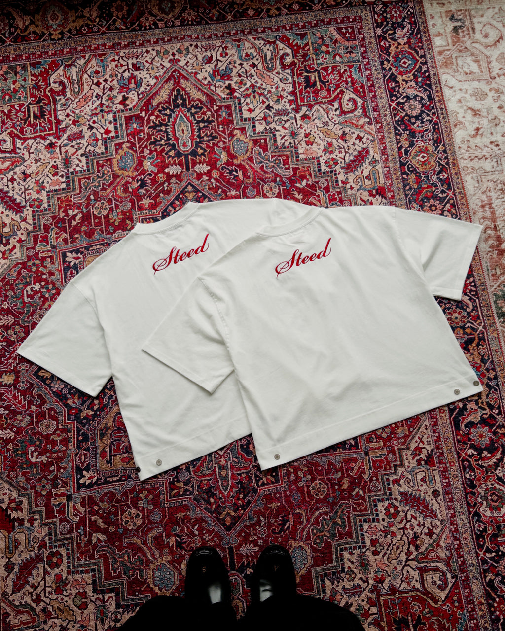 Steed Signature Box Tee V2 - White