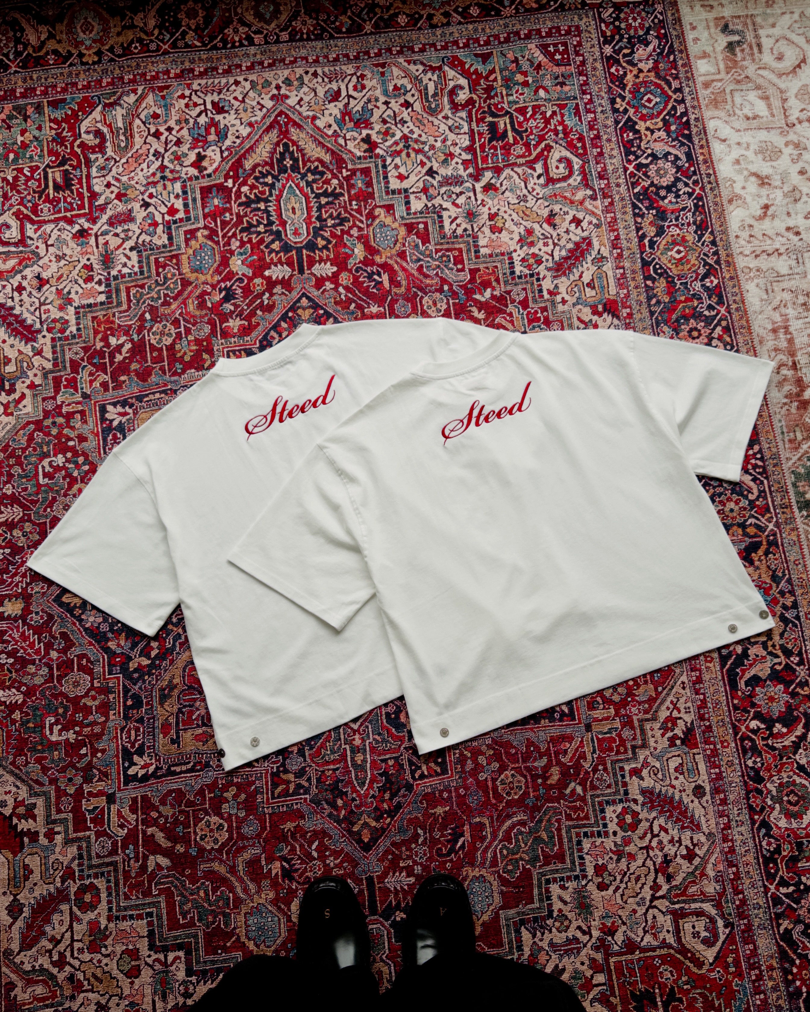 Steed Signature Box Tee V2 - White