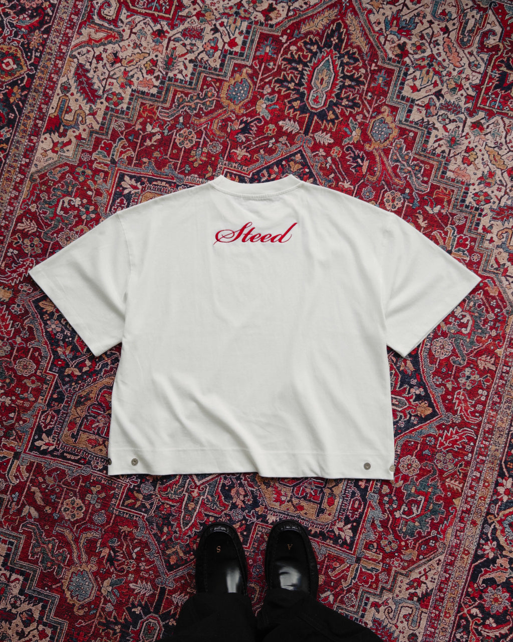 Steed Signature Box Tee V2 - White