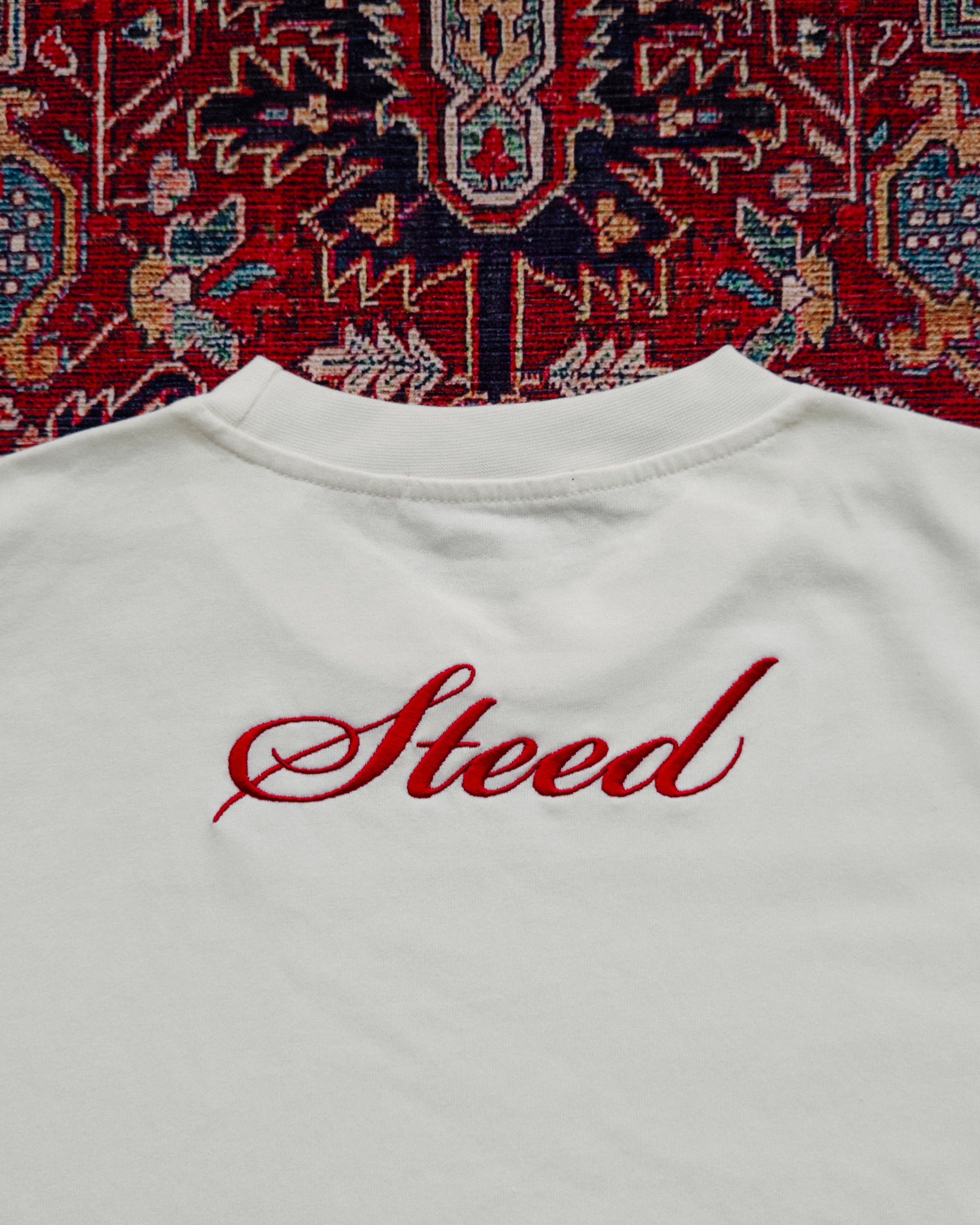 Steed Signature Box Tee V2 - White