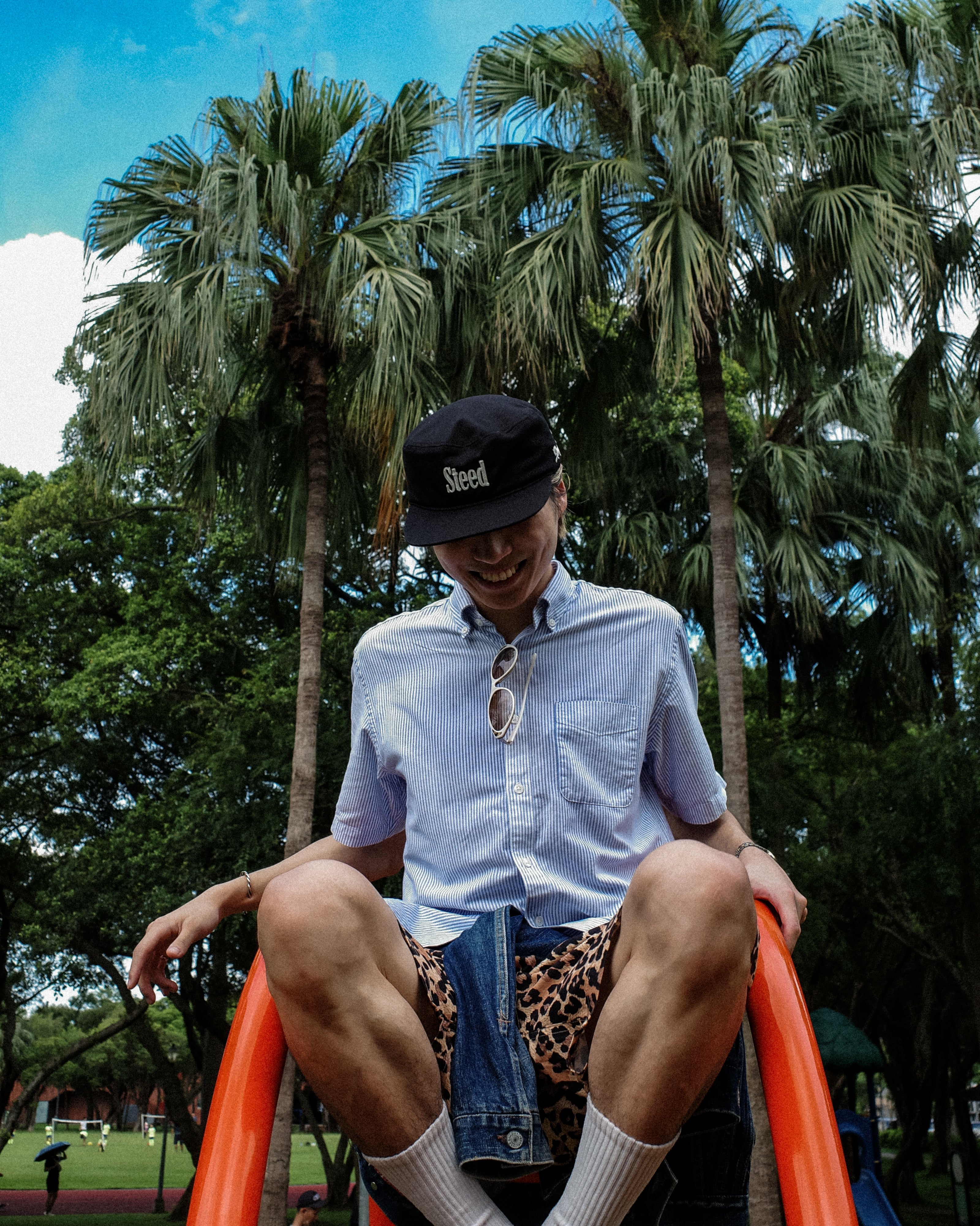 Steed Fireman Clasp Pillbox Cap