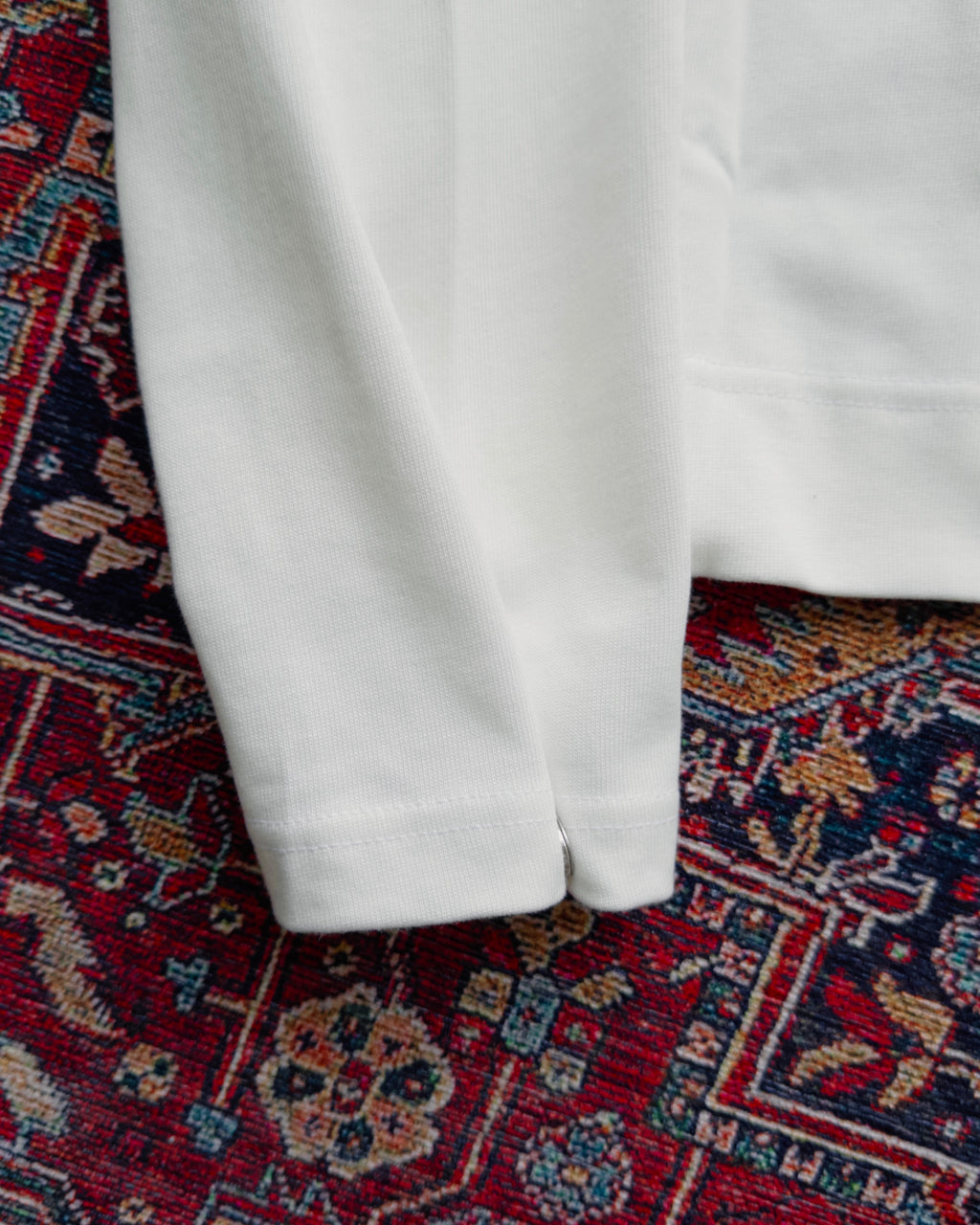 Steed Signature Box Long Tee - White