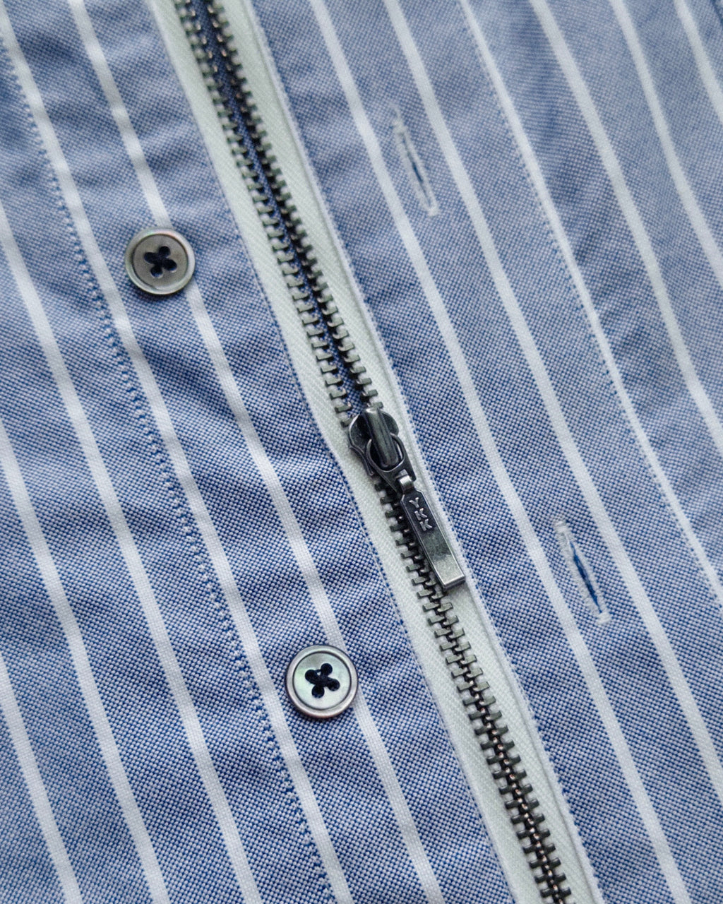 Steed Zipped Oxford Button Up