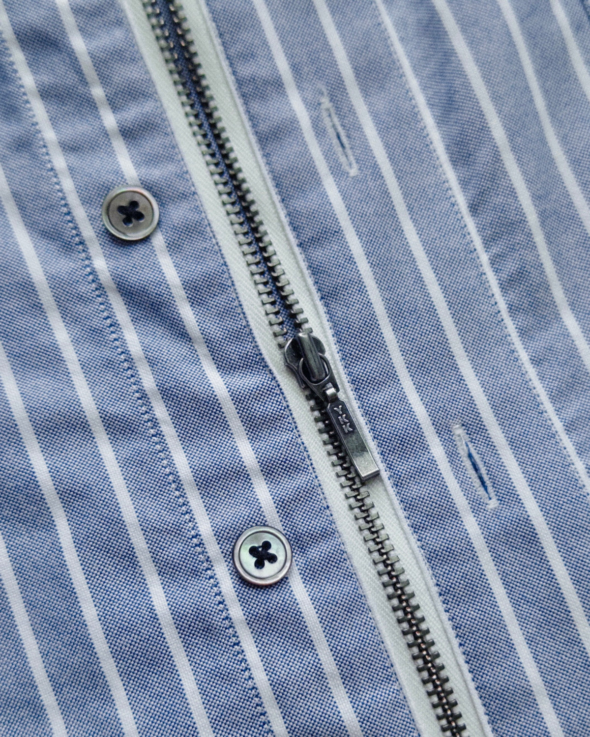 Steed Zipped Oxford Button Up