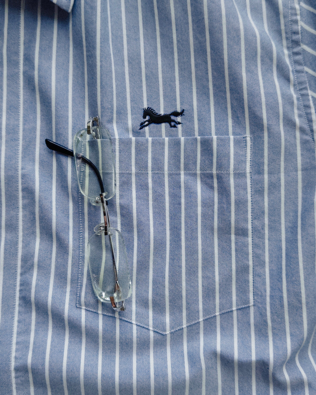 Steed Zipped Oxford Button Up