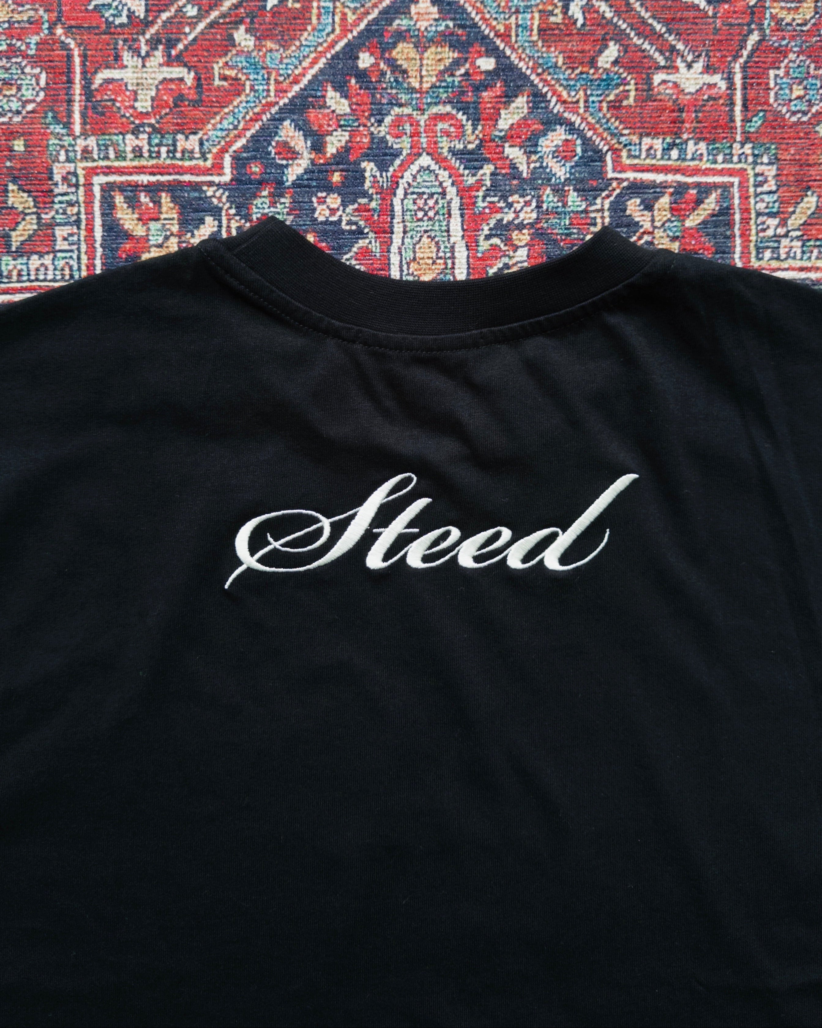 Steed Signature Box Tee V2 - Black