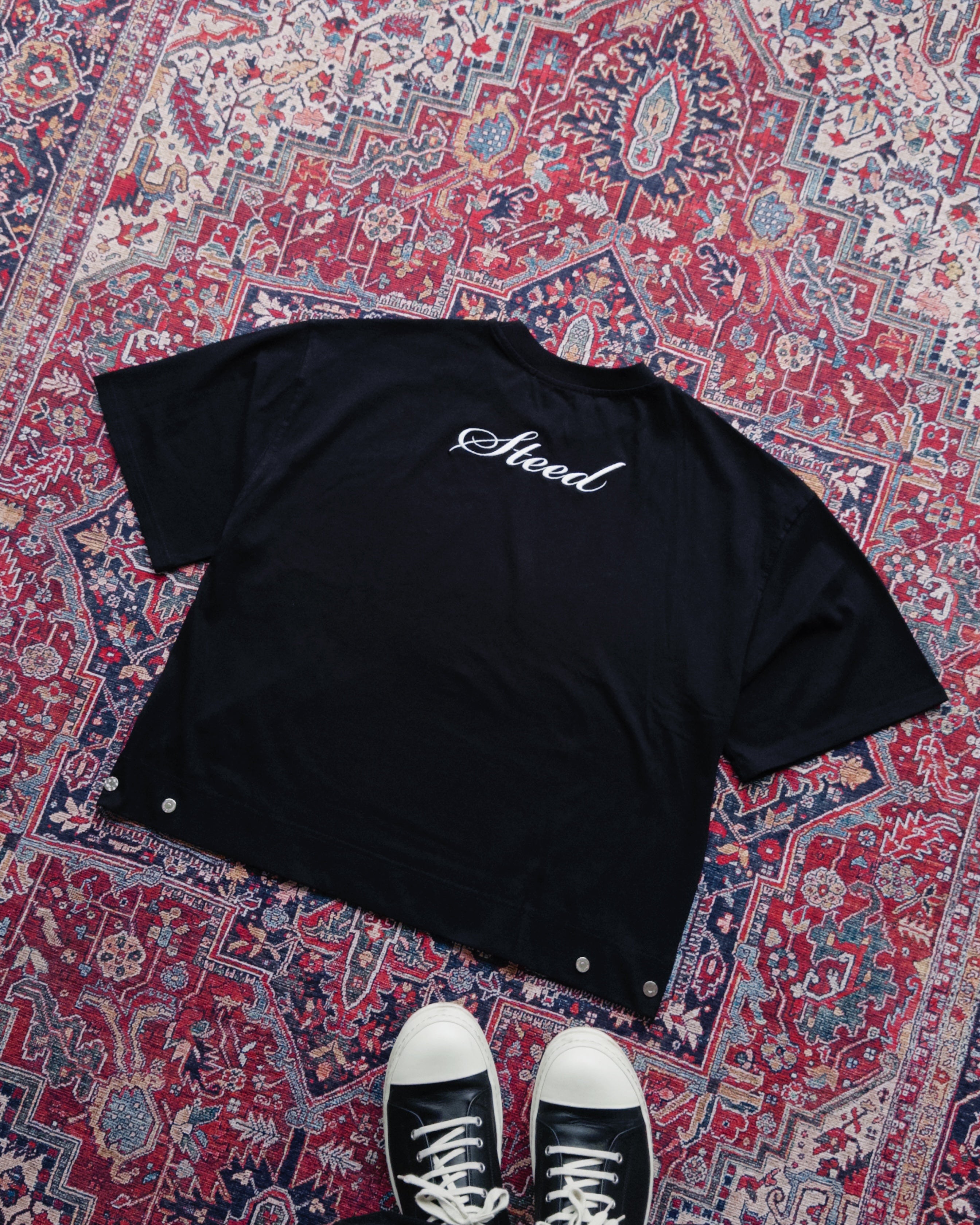 Steed Signature Box Tee V2 - Black