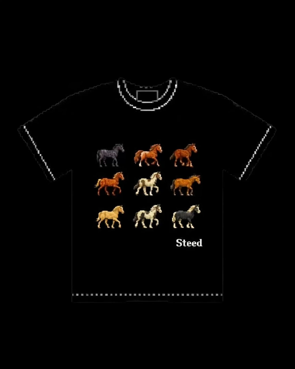 Year of Horse Tee - Black